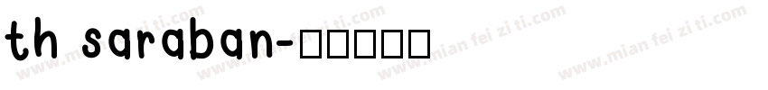 th saraban字体转换